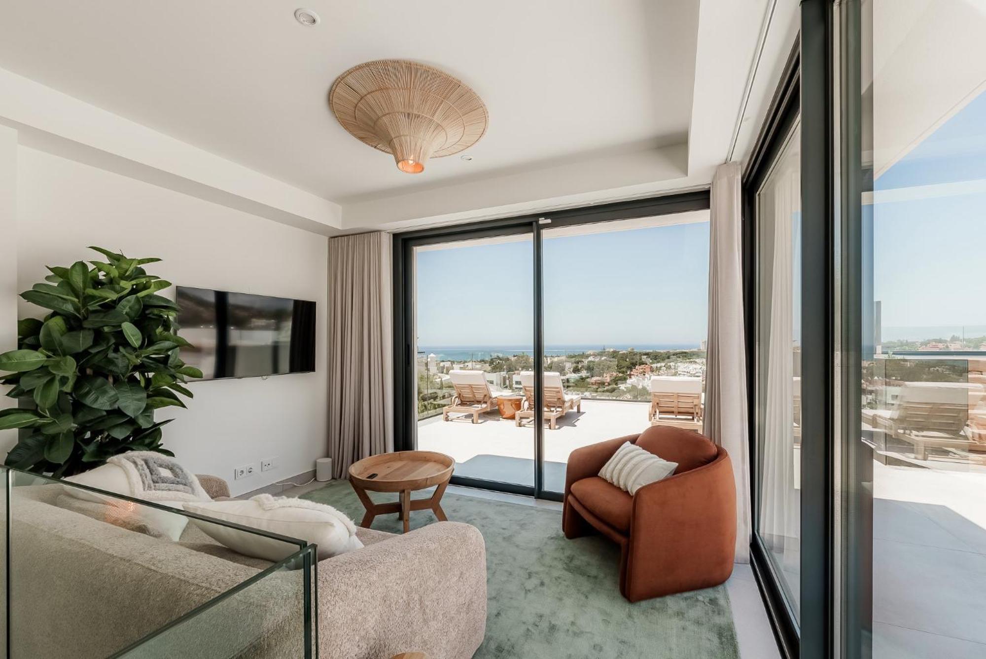 Vida - Luxury Panorama Seaview Penthouse In Organic-boho Design With Pool, Gym, Appartamento *